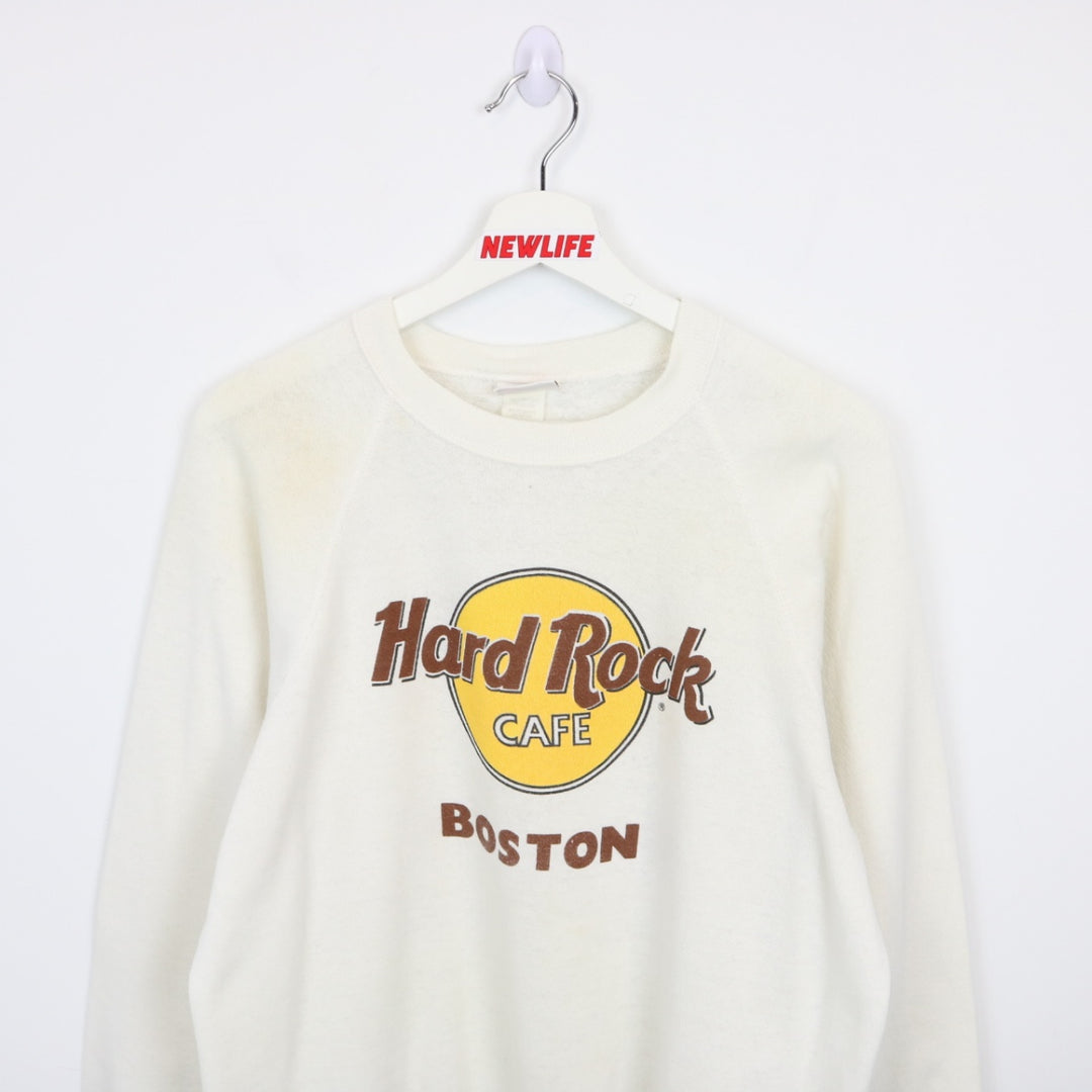 Vintage 80's Hard Rock Cafe Boston Crewneck - M-NEWLIFE Clothing