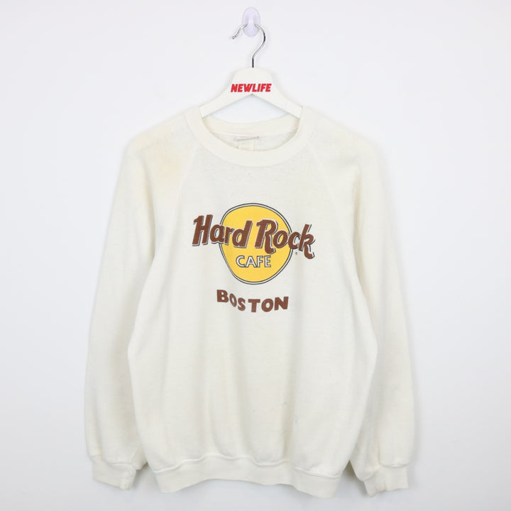 Vintage 80's Hard Rock Cafe Boston Crewneck - M-NEWLIFE Clothing