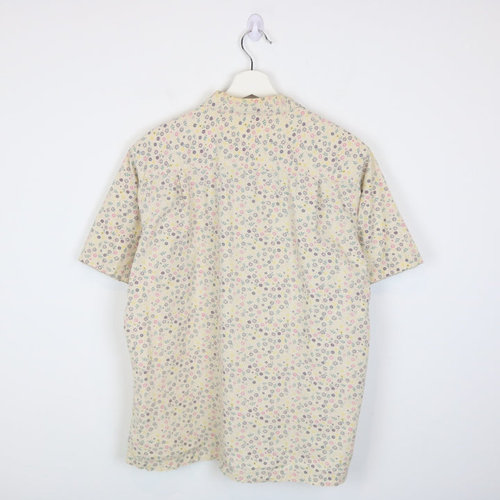 Vintage 90's Northern Reflections Flower Short Sleeve Button Up - M-NEWLIFE Clothing