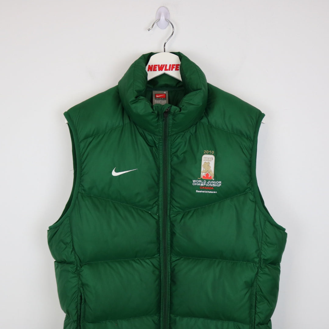 2010 World Junior Championship Saskatchewan Nike Puffer Vest - S-NEWLIFE Clothing
