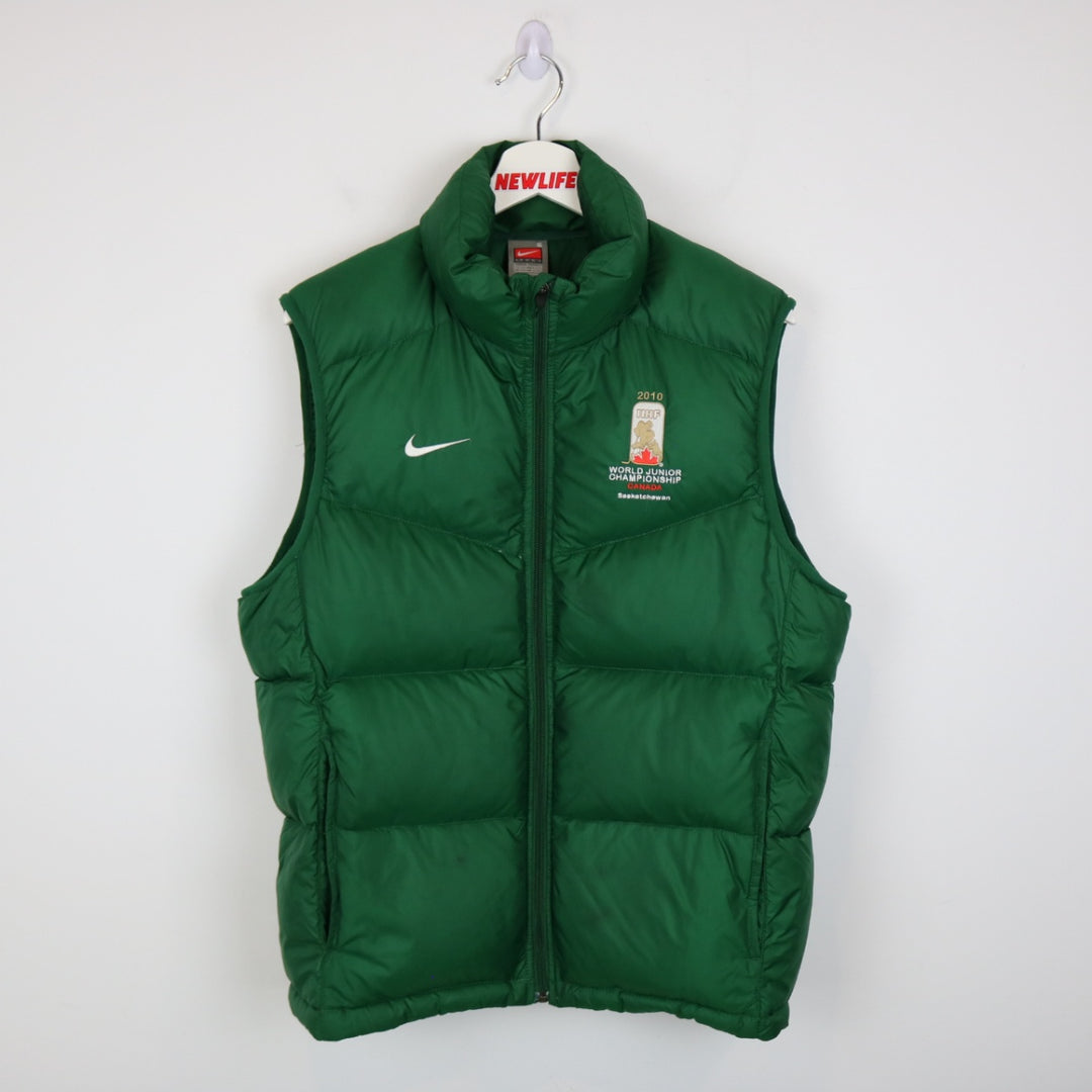 2010 World Junior Championship Saskatchewan Nike Puffer Vest - S-NEWLIFE Clothing