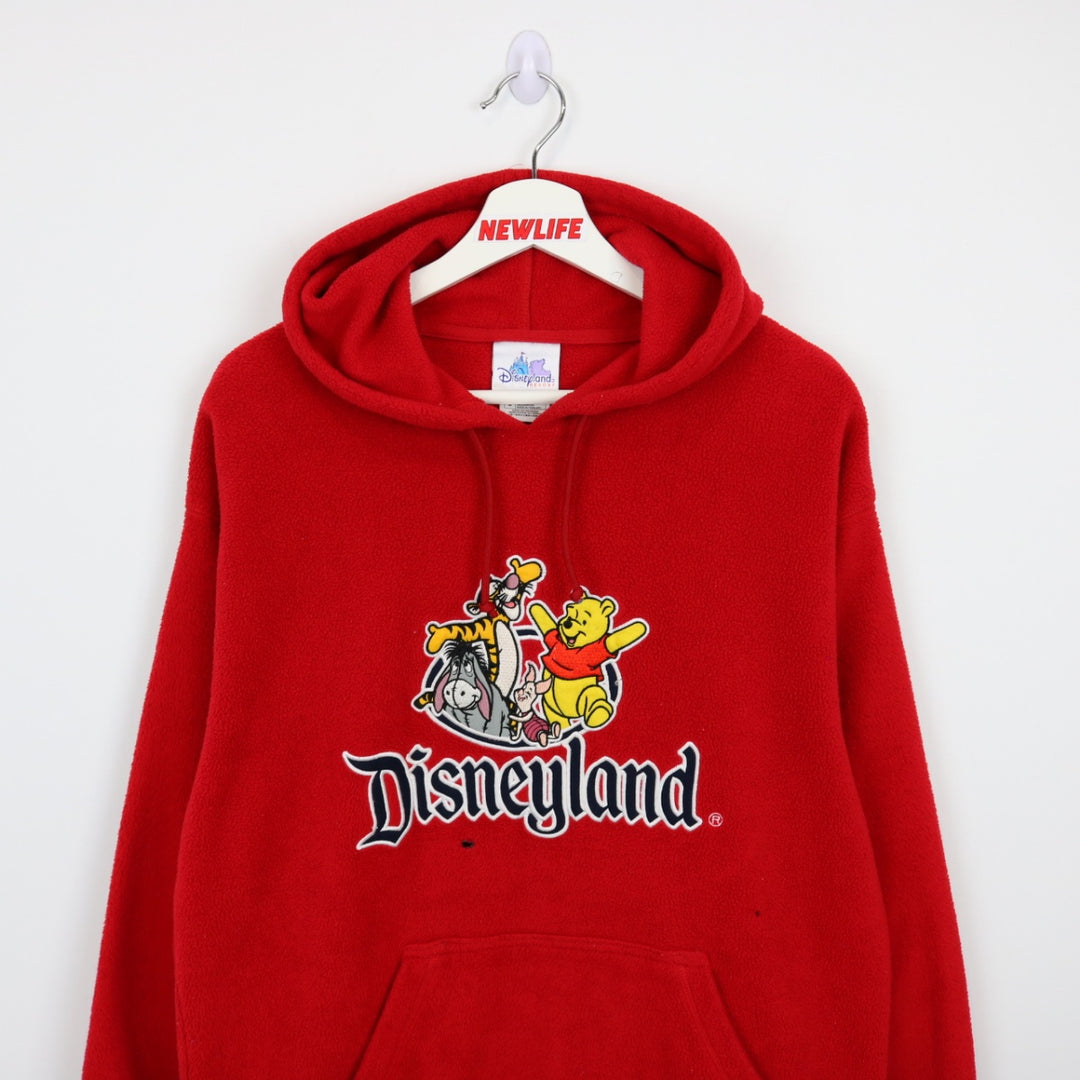 Vintage 00's Disneyland Winnie the Pooh Fleece Hoodie - M-NEWLIFE Clothing