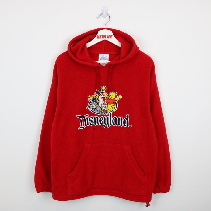 Vintage 00's Disneyland Winnie the Pooh Fleece Hoodie - M-NEWLIFE Clothing