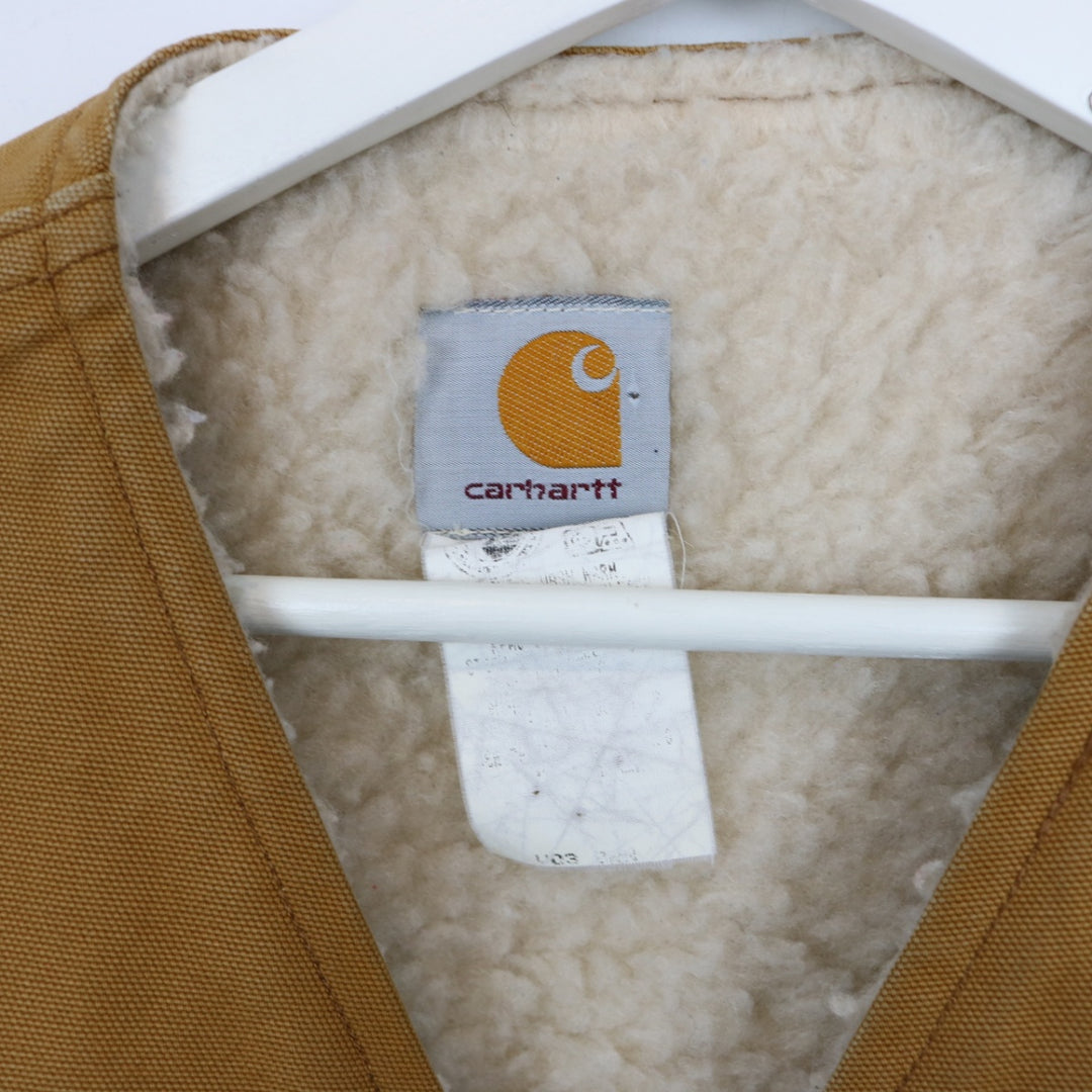 Vintage 90's Carhartt Sherpa Lined Work Vest - XL-NEWLIFE Clothing