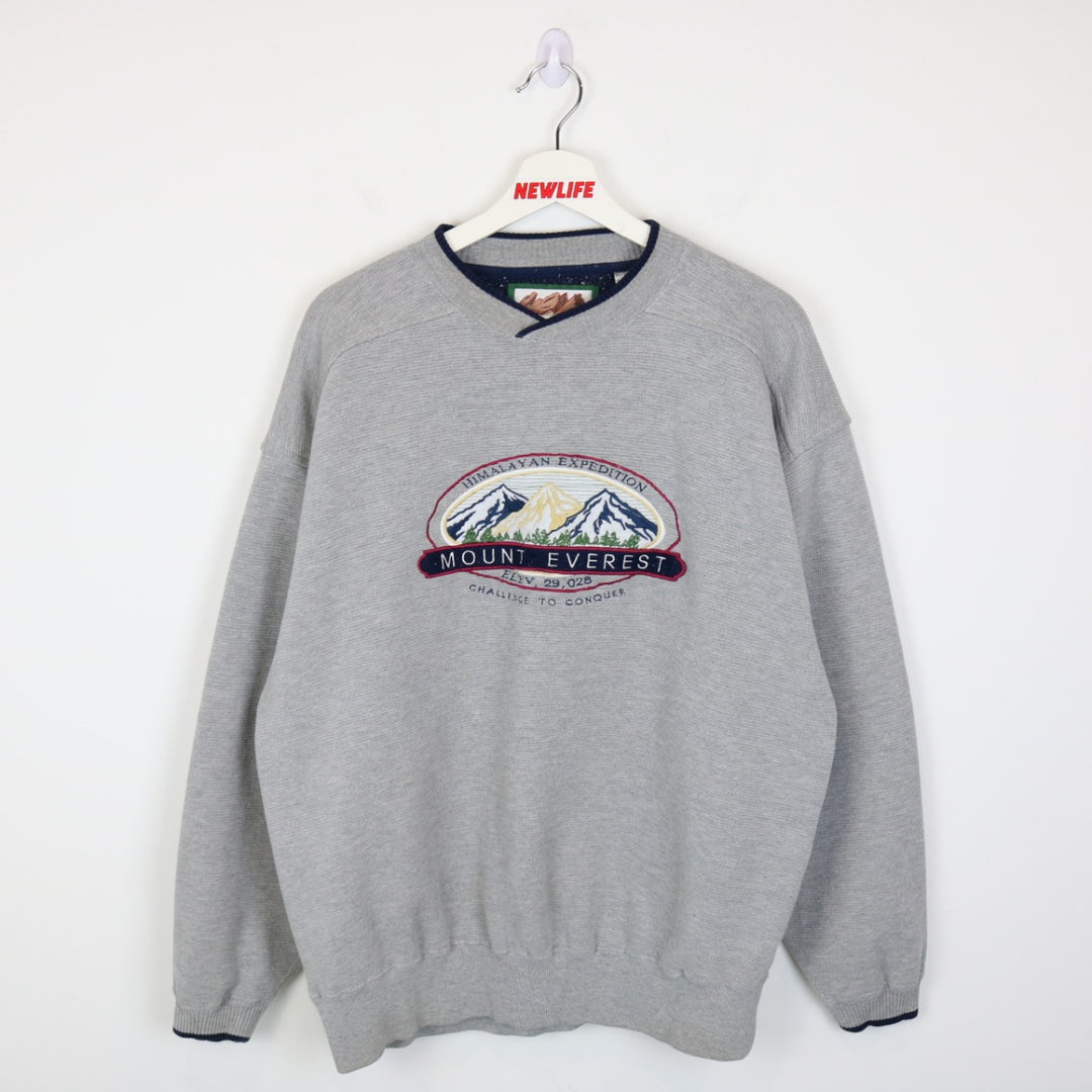 Vintage 90's Mount Everest Nature Crewneck - L-NEWLIFE Clothing