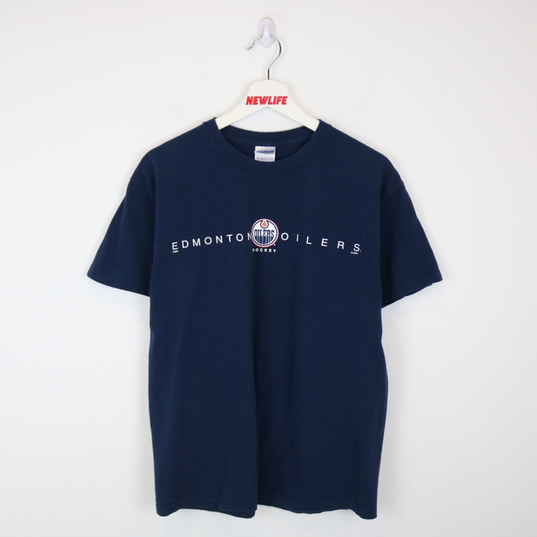 Vintage 00's Edmonton Oilers NHL Tee - M-NEWLIFE Clothing