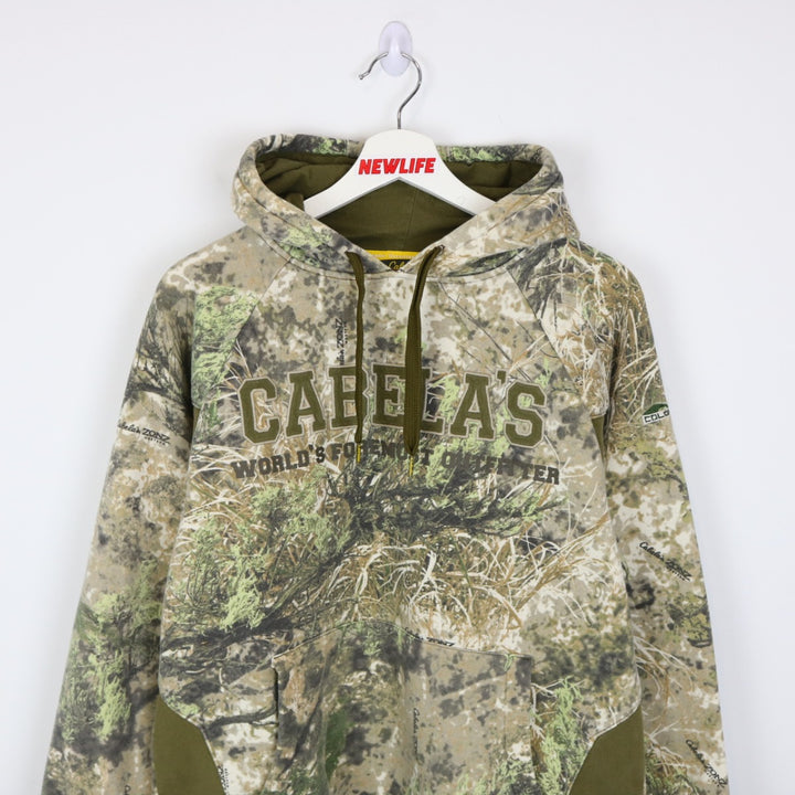 Y2K Cabela's Real Tree Camo Hoodie - M-NEWLIFE Clothing