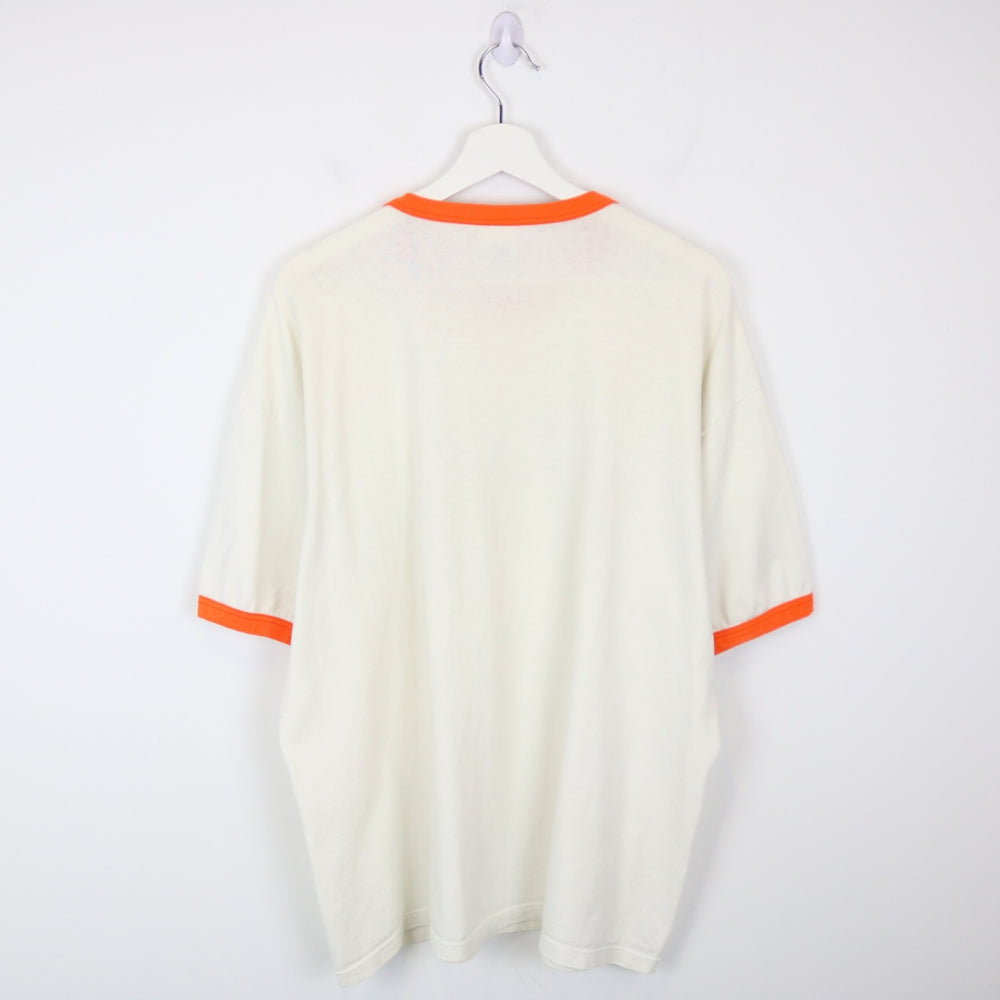 Vintage 00's Edmonton Oilers NHL Ringer Tee - XL-NEWLIFE Clothing