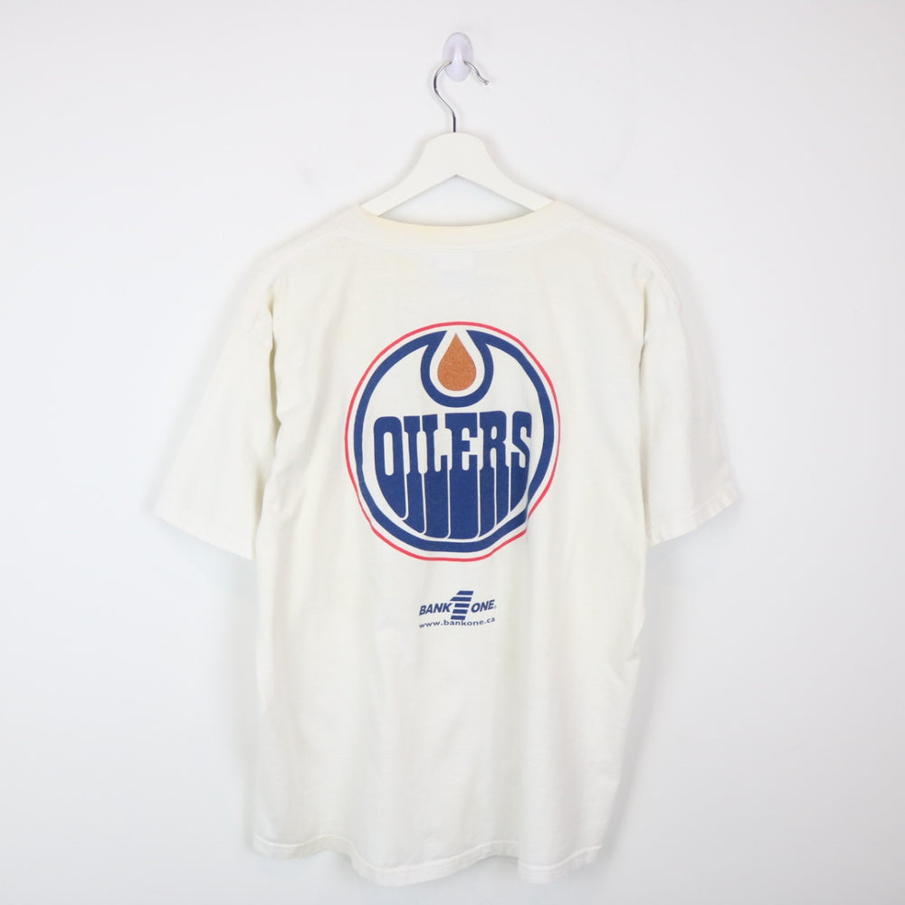 Vintage 00's Edmonton Oilers NHL Tee - L-NEWLIFE Clothing
