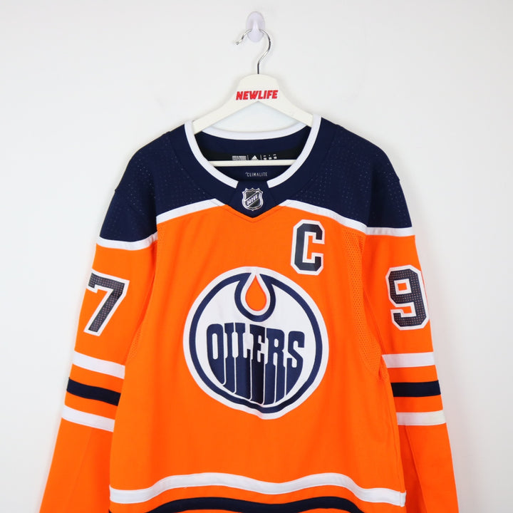 Edmonton Oilers McDavid NHL Adidas Jersey - M-NEWLIFE Clothing