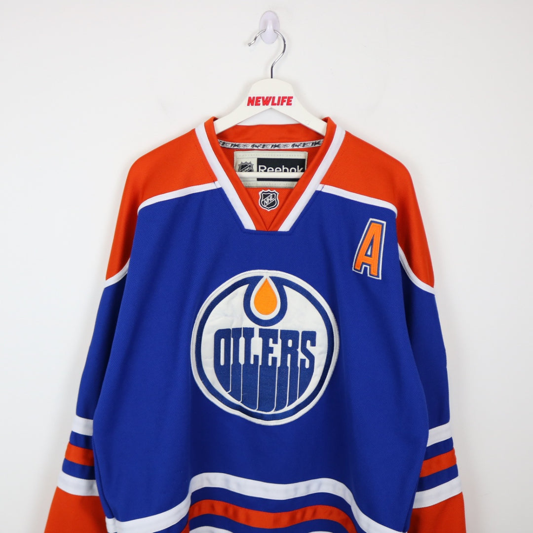 Edmonton Oilers Hall Reebok NHL Jersey - L-NEWLIFE Clothing