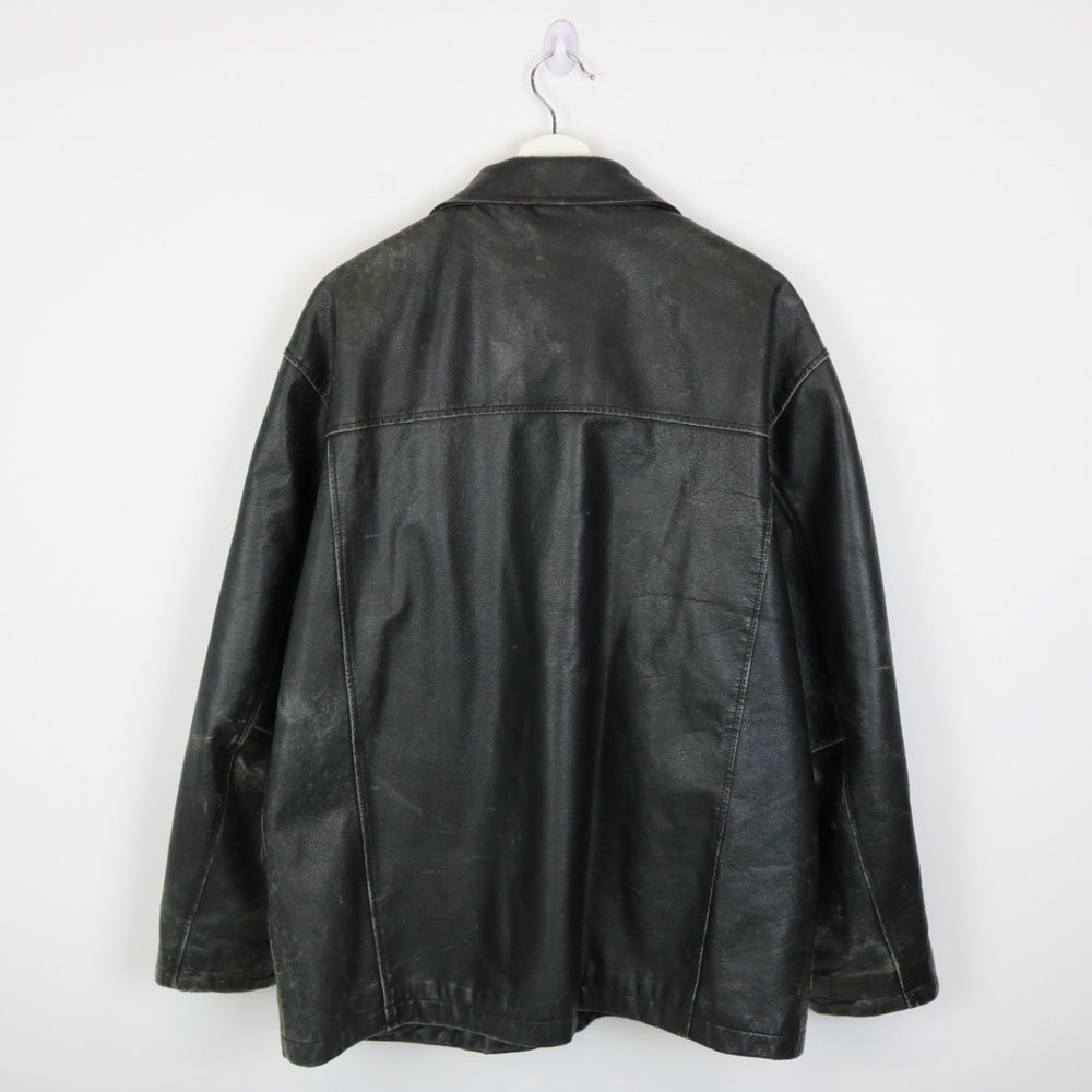 Vintage 00's Coca Cola Leather Jacket - L/XL-NEWLIFE Clothing