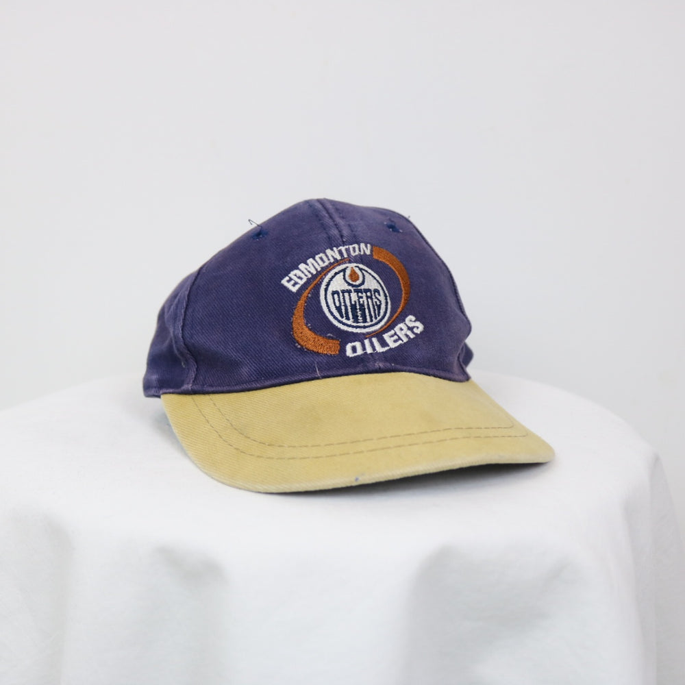 Vintage 90's Edmonton Oilers NHL Hat - Youth OS-NEWLIFE Clothing