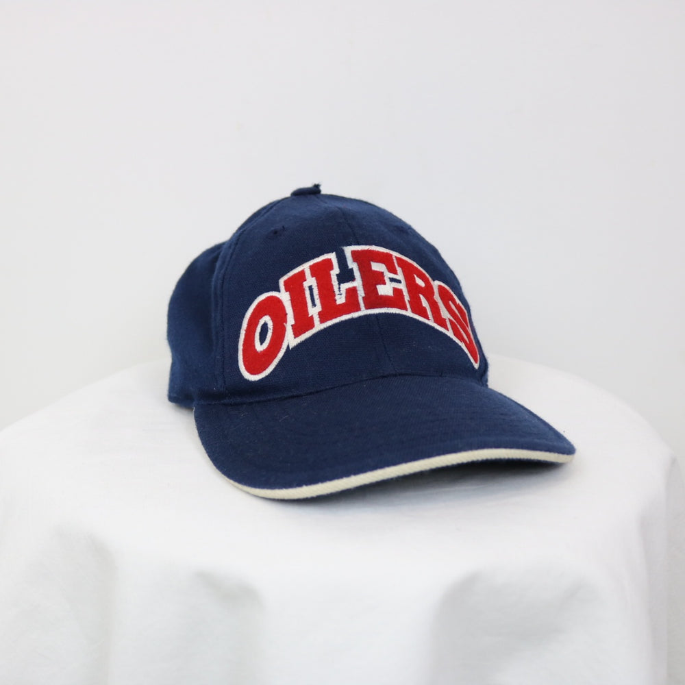 Vintage 00's Edmonton Oilers NHL Hat - Youth OS-NEWLIFE Clothing