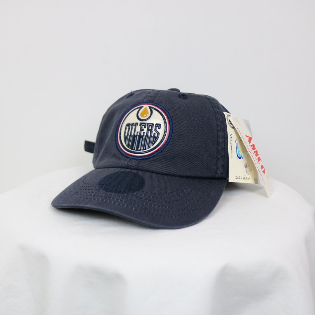 Vintage 00's Edmonton Oilers NHL Hat - Youth OS-NEWLIFE Clothing