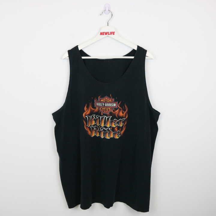 Vintage 00's Harley Davidson Killer Ride Chilliwack Tank Top - XXL-NEWLIFE Clothing