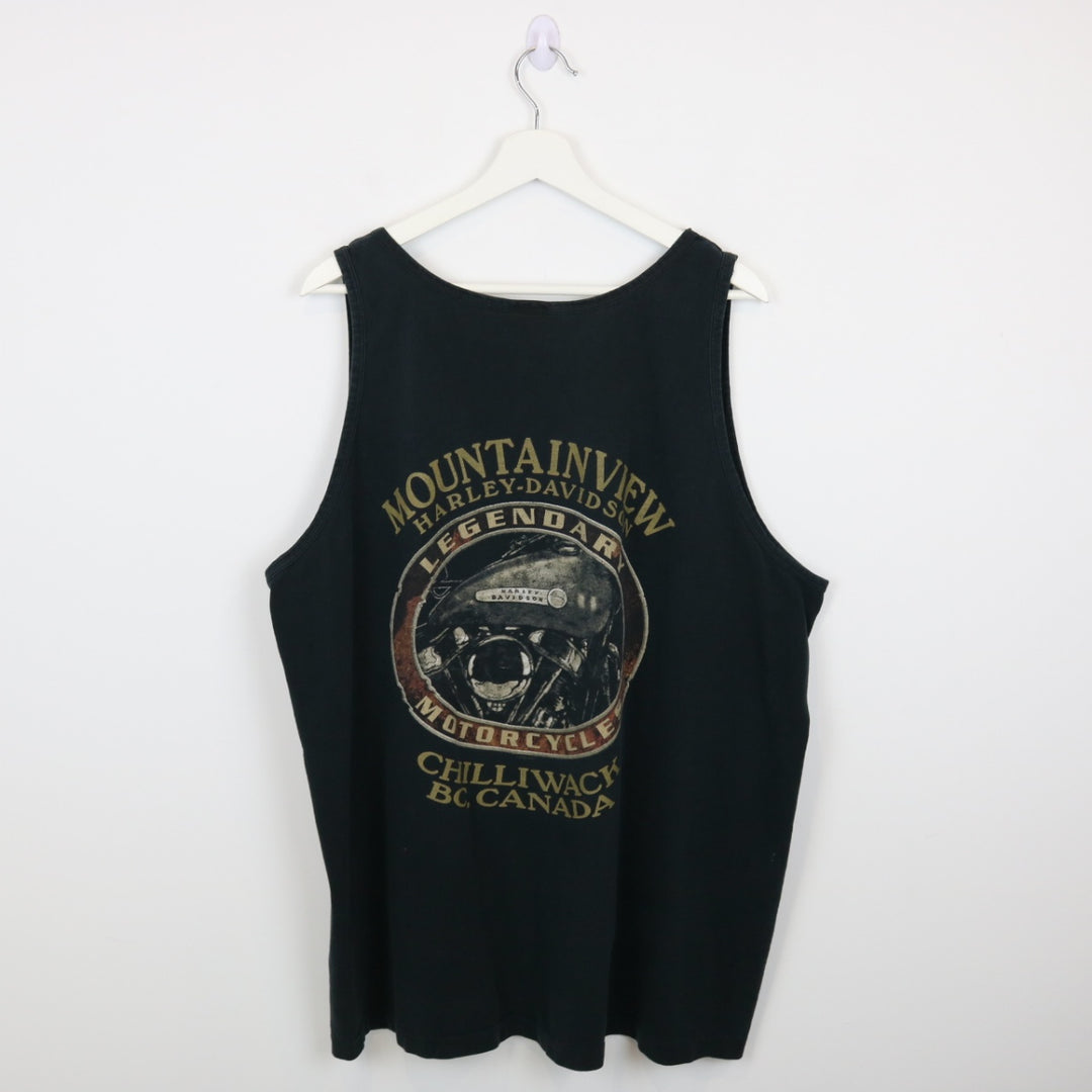 Vintage 00's Harley Davidson Killer Ride Chilliwack Tank Top - XXL-NEWLIFE Clothing