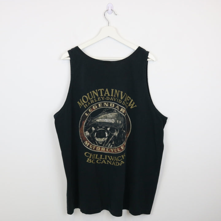 Vintage 00's Harley Davidson Killer Ride Chilliwack Tank Top - XXL-NEWLIFE Clothing