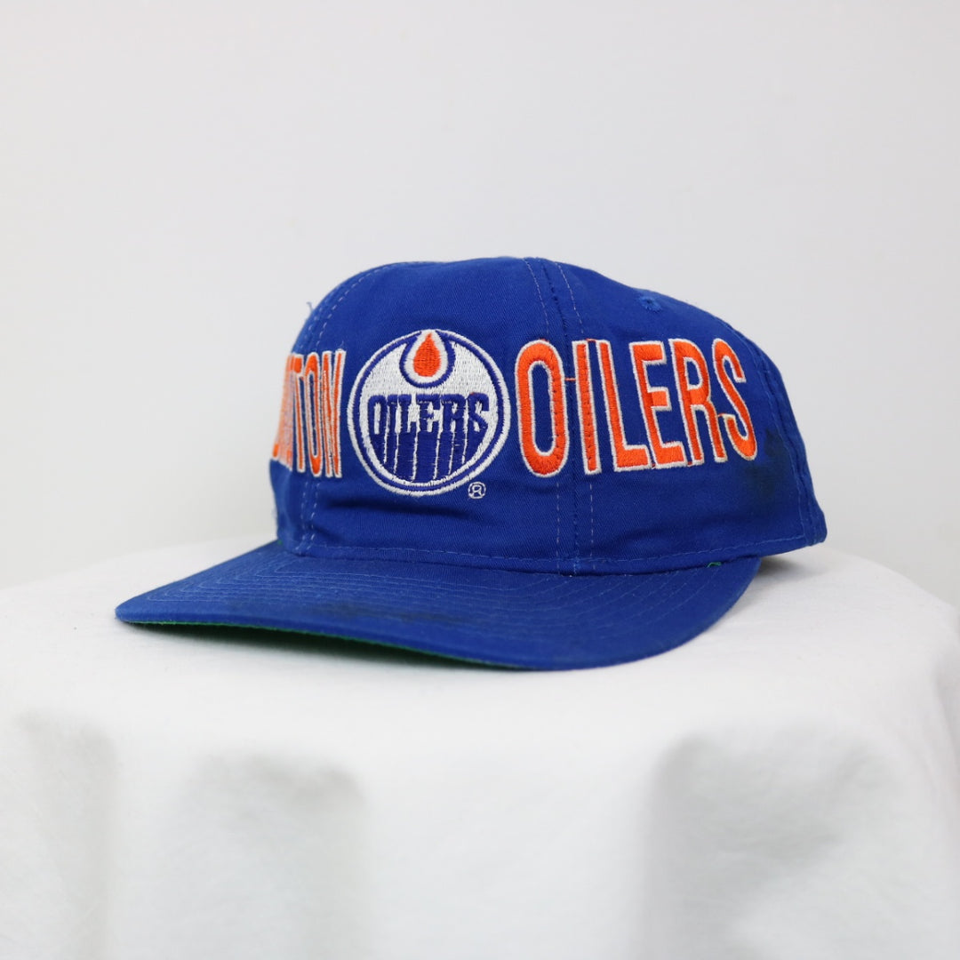 Vintage 90's Edmonton Oilers NHL Starter Hat - OS-NEWLIFE Clothing