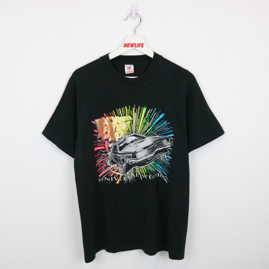 Vintage 90's Back to the Future Universal Studios Tee - M-NEWLIFE Clothing