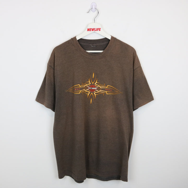 Vintage Harley Davidson Edmonton Tee - L-NEWLIFE Clothing