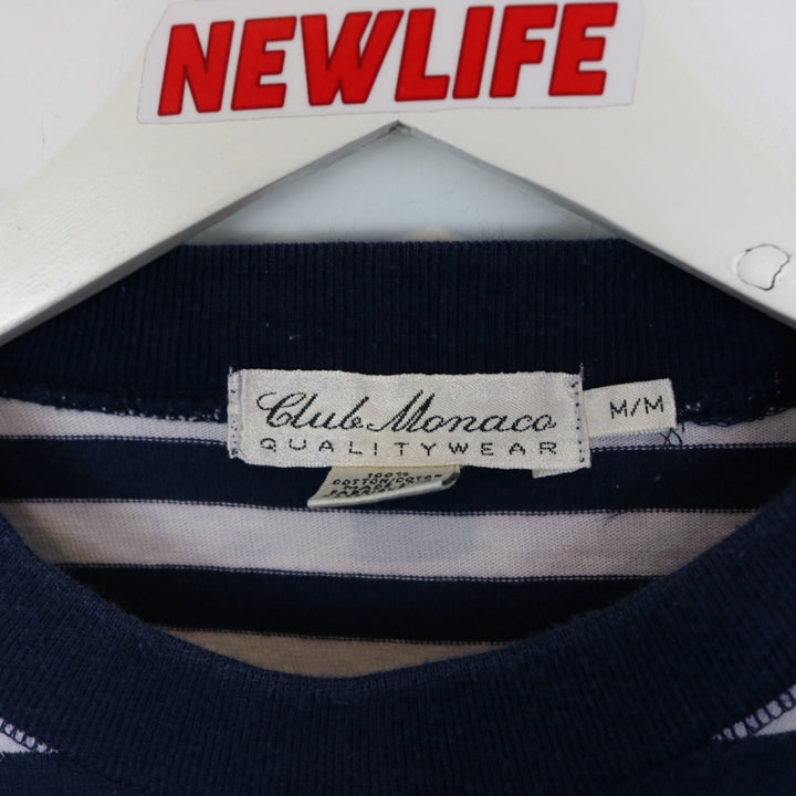 Vintage 80's Club Monaco Striped Long Sleeve - M-NEWLIFE Clothing