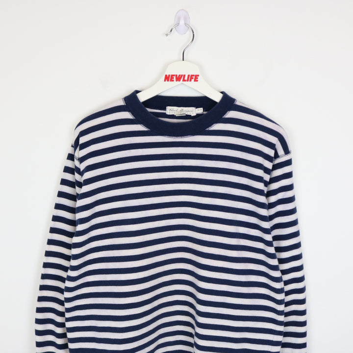 Vintage 80's Club Monaco Striped Long Sleeve - M-NEWLIFE Clothing