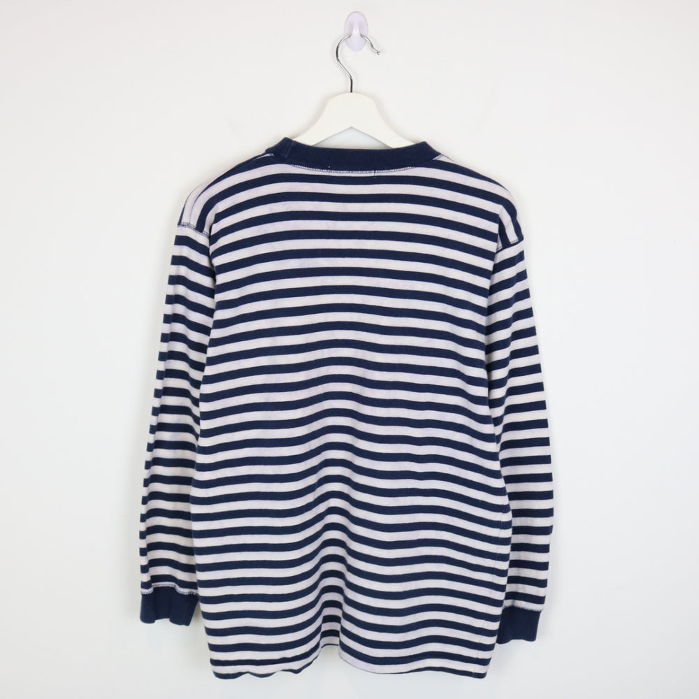 Vintage 80's Club Monaco Striped Long Sleeve - M-NEWLIFE Clothing
