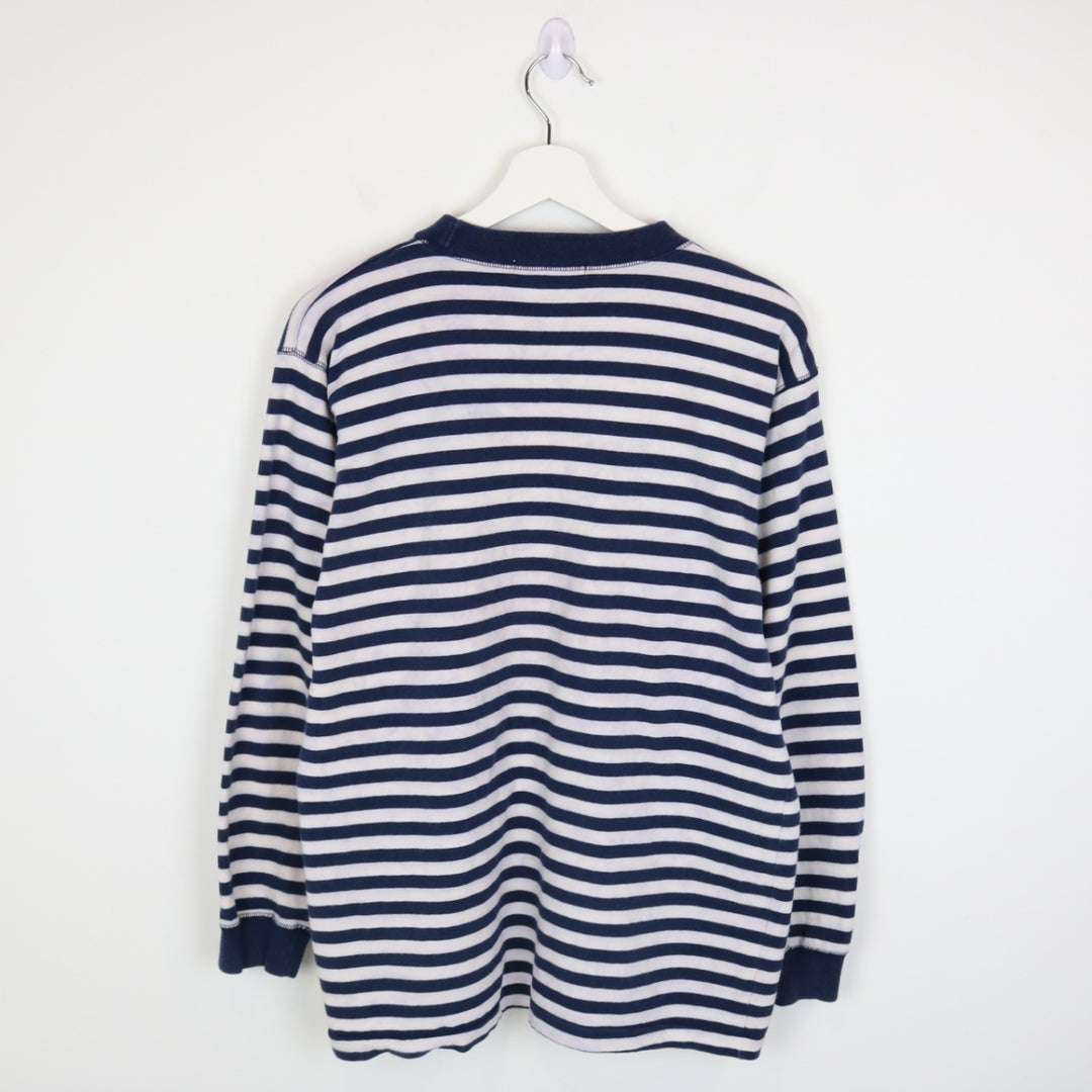 Vintage 80's Club Monaco Striped Long Sleeve - M-NEWLIFE Clothing