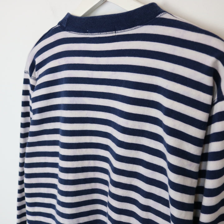 Vintage 80's Club Monaco Striped Long Sleeve - M-NEWLIFE Clothing