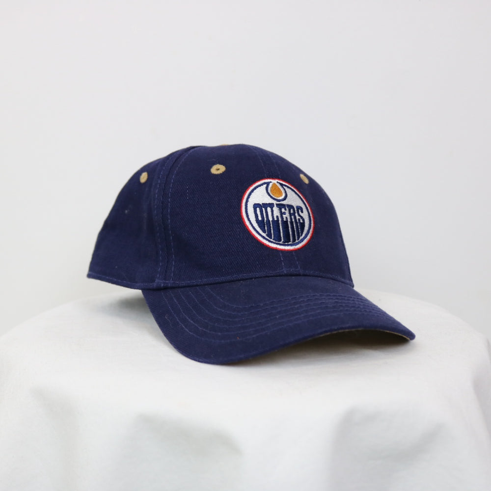Vintage 00's Edmonton Oilers NHL Hat - Youth OS-NEWLIFE Clothing
