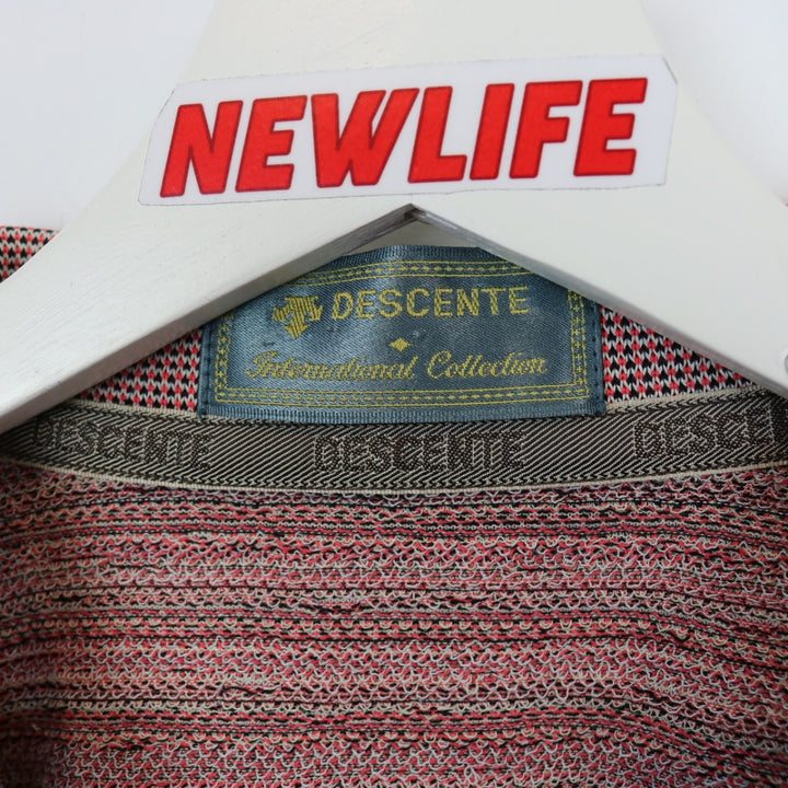 Vintage 80's Descente Striped Polo Shirt - XL-NEWLIFE Clothing