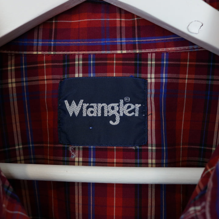 Vintage 00's Wrangler Plaid Western Button Up - L-NEWLIFE Clothing