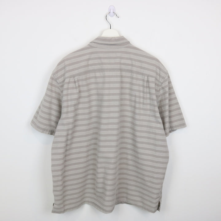 Carhartt Striped Short Sleeve Work Button Up - XL-NEWLIFE Clothing