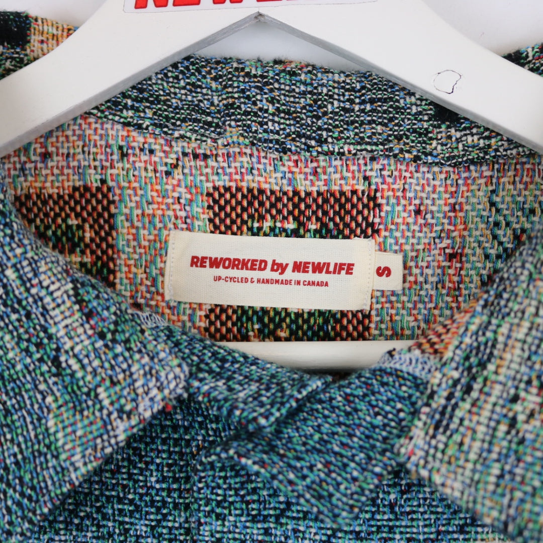 Reworked Edmonton Oilers Custom Tapestry Jacket - S-NEWLIFE Clothing