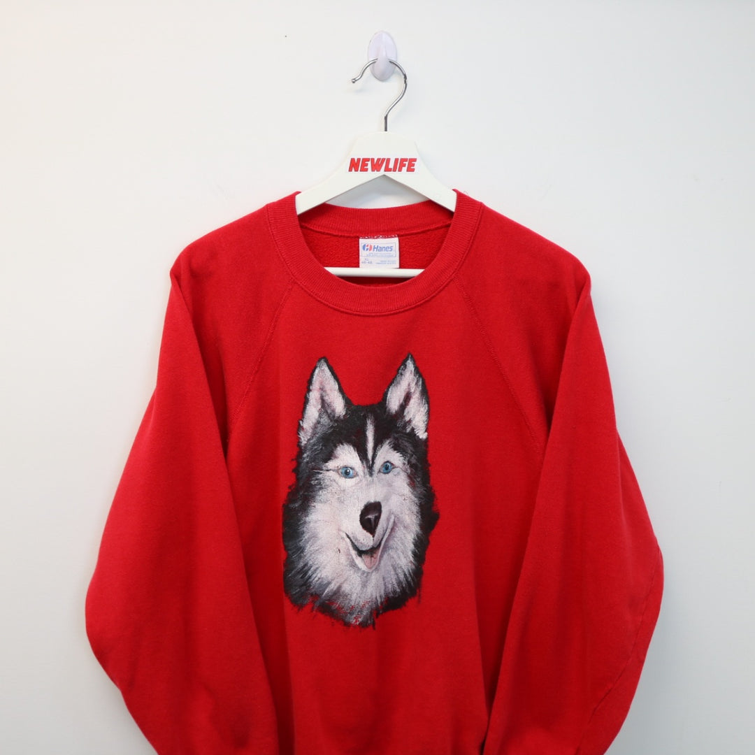 Vintage 80's Husky Nature Crewneck - M-NEWLIFE Clothing