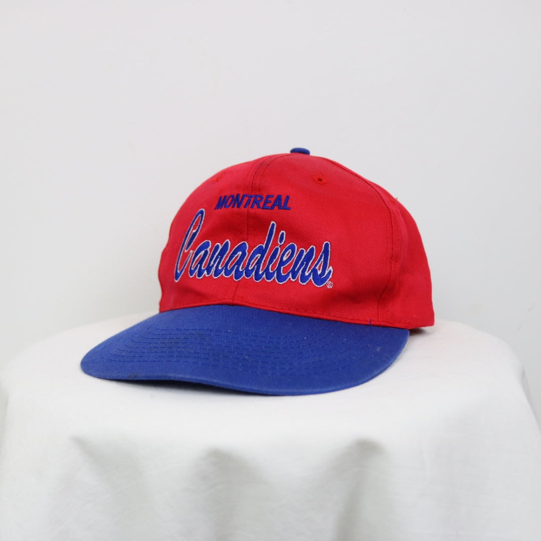 Vintage 80's Montreal Canadiens NHL Hat - OS-NEWLIFE Clothing