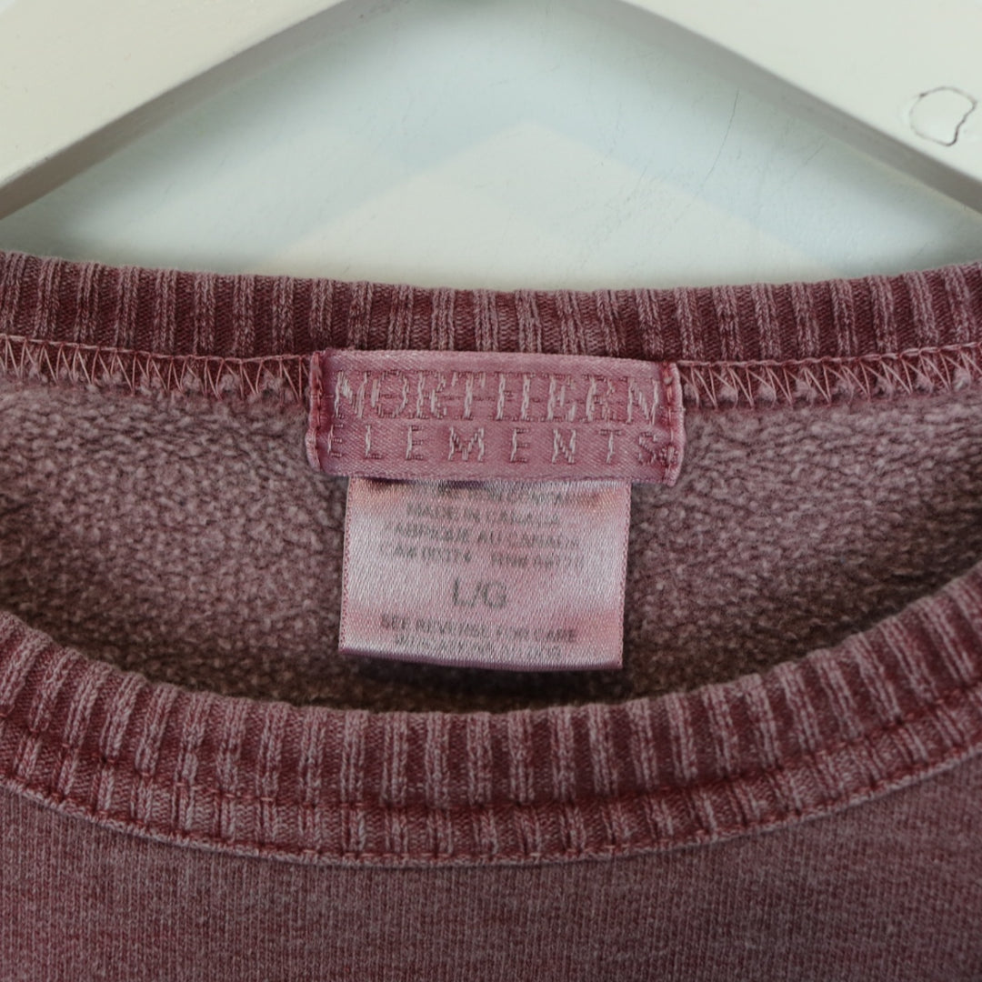 Vintage 90's Northern Elements Blank Crewneck - L-NEWLIFE Clothing