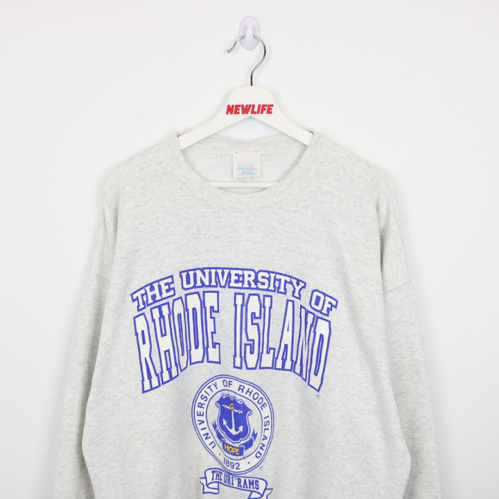 Vintage 90's University of Rhode Island Crewneck - L-NEWLIFE Clothing