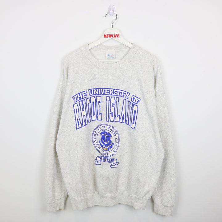 Vintage 90's University of Rhode Island Crewneck - L-NEWLIFE Clothing