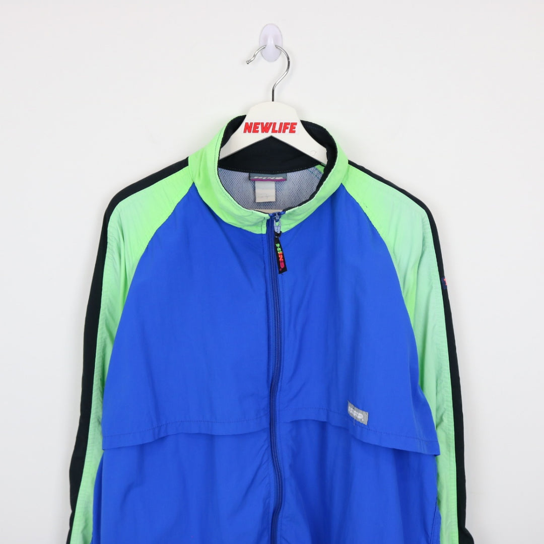 Vintage 90's Hind Color Blocked Windbreaker - L-NEWLIFE Clothing