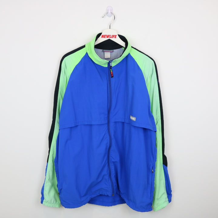 Vintage 90's Hind Color Blocked Windbreaker - L-NEWLIFE Clothing