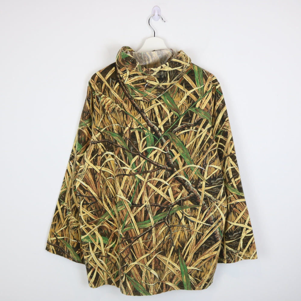 Vintage 80's Golden Retriever Skyline Camo Jacket - L-NEWLIFE Clothing