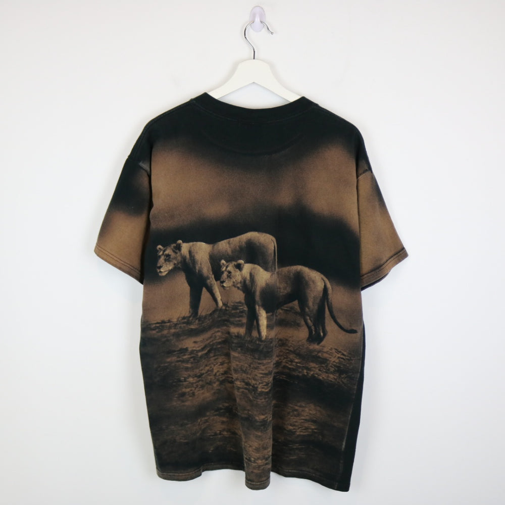 Vintage 90's Lion Radical Nature Tee - XL-NEWLIFE Clothing