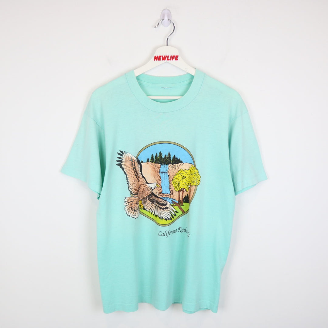 Vintage 80's California Redwoods Nature Tee - M-NEWLIFE Clothing