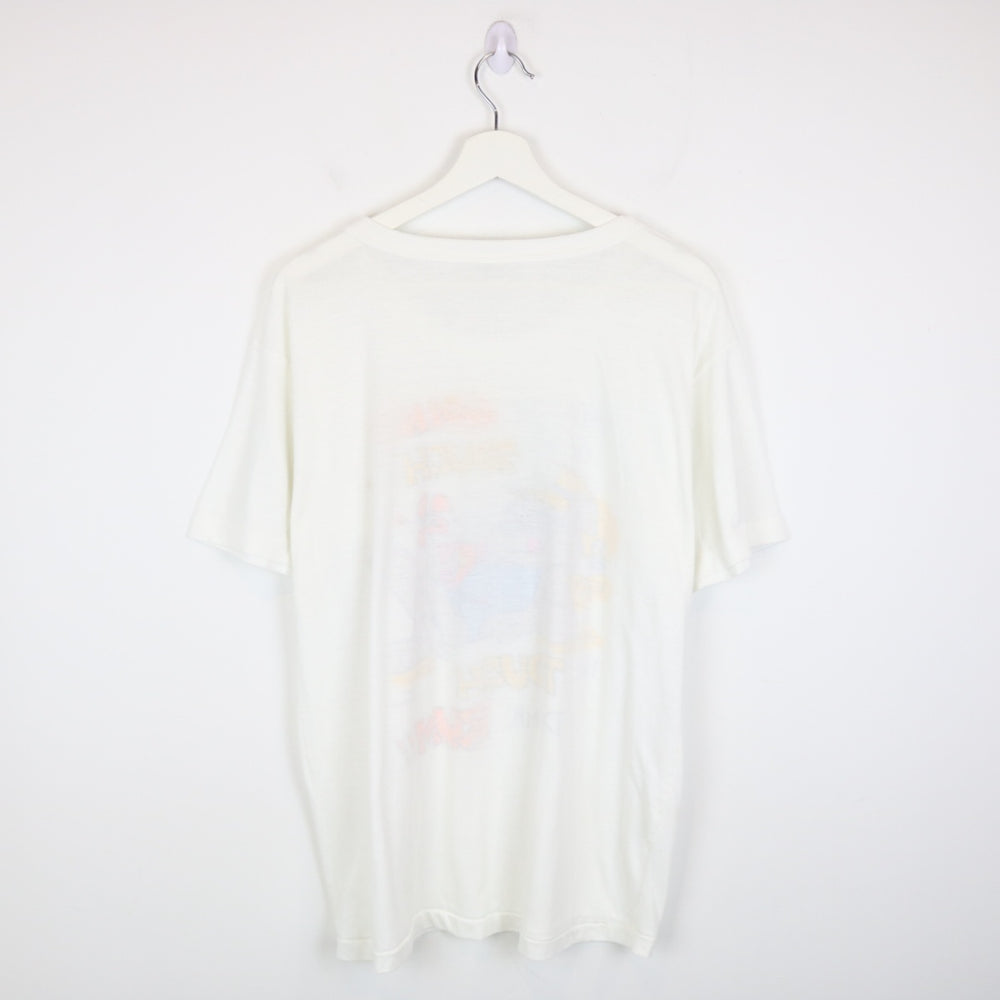 Vintage 80's The Tough Drink Rum Tee - L-NEWLIFE Clothing