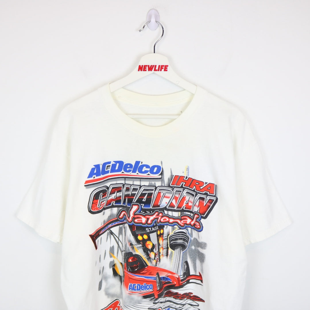 Vintage 2003 Canadian Nationals Racing Tee - L-NEWLIFE Clothing