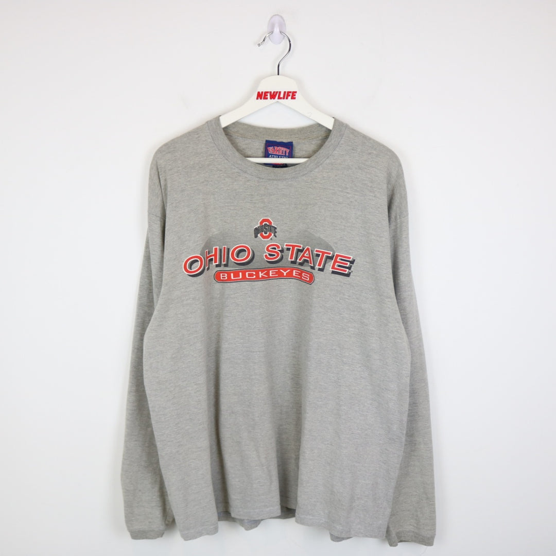 Vintage 90's Ohio State University Buckeyes Long Sleeve Tee - XL-NEWLIFE Clothing