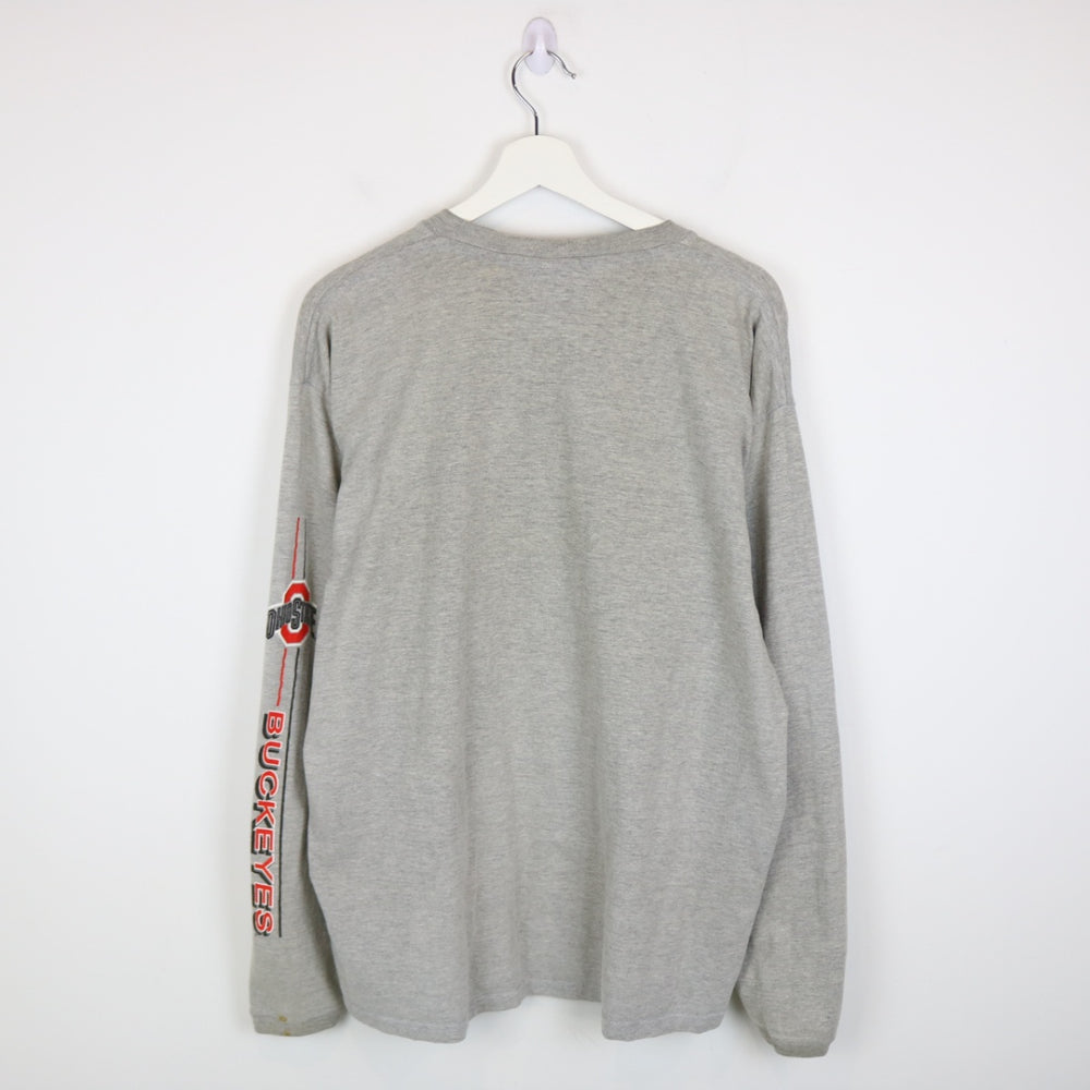 Vintage 90's Ohio State University Buckeyes Long Sleeve Tee - XL-NEWLIFE Clothing