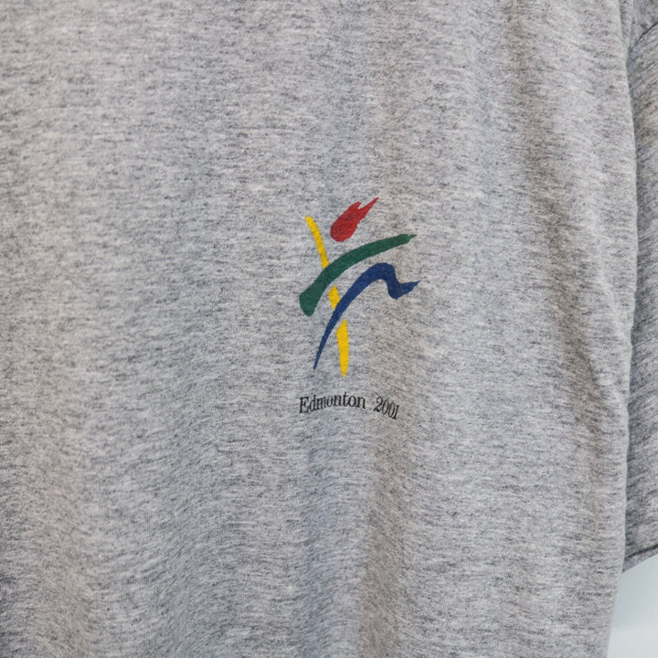 Vintage 2001 World Championship in Athletics Tee - M-NEWLIFE Clothing